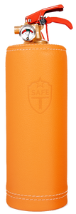 Feuerlöscher orange Leather