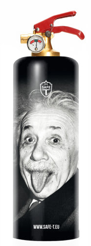 Design-Feuerlöscher Albert Einstein