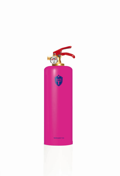Choose fire extinguishers in bright colours, functional decorative elements