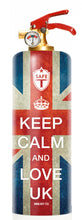 Load the image into the gallery, Design Fire Extinguisher LOVE UK