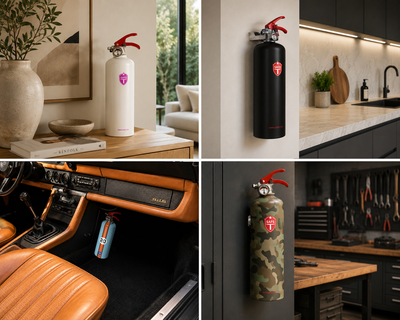 Comment intégrer judicieusement votre extincteur design dans votre intérieur ?