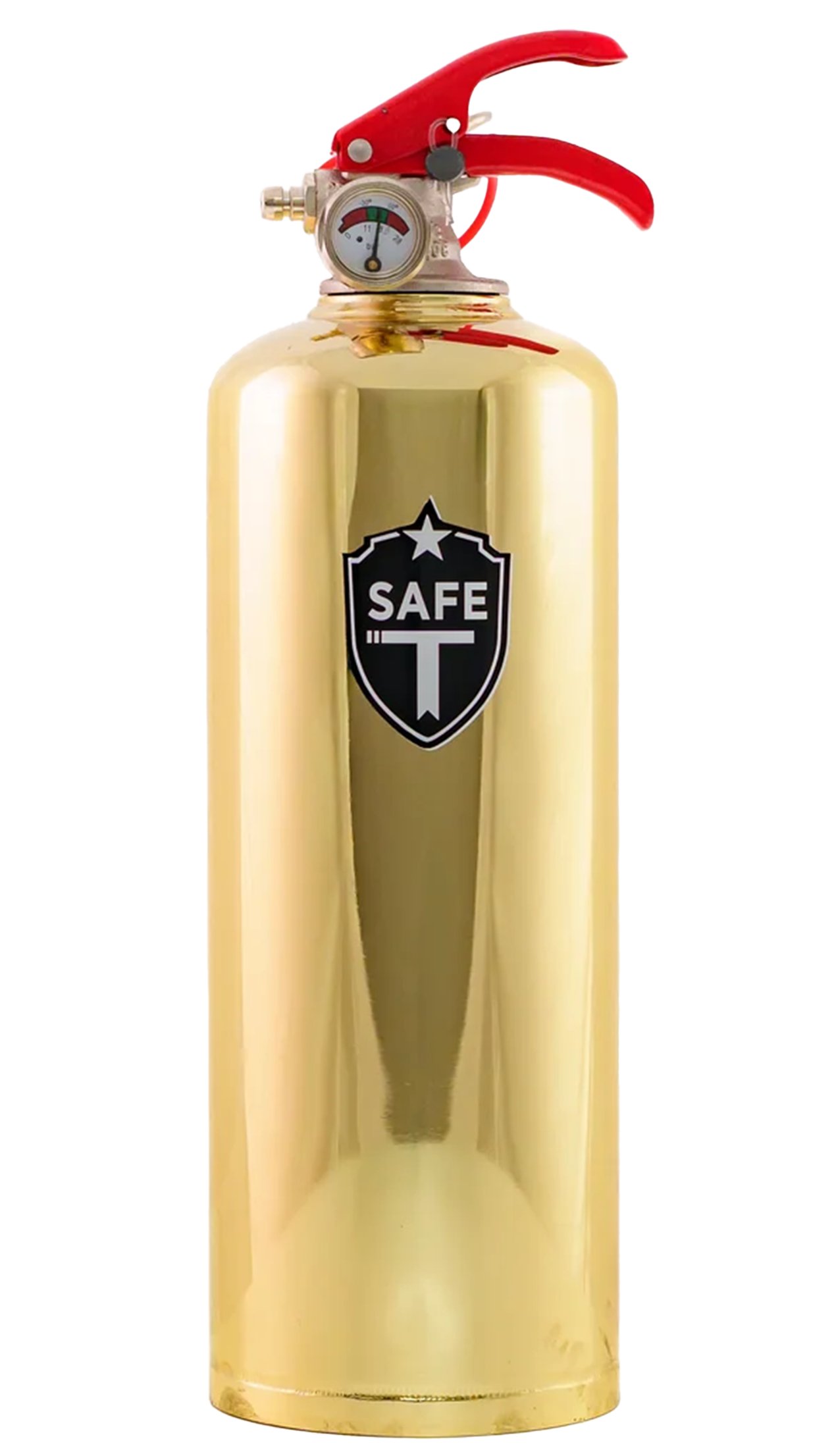 Goldener Feuerlöscher MESSING
