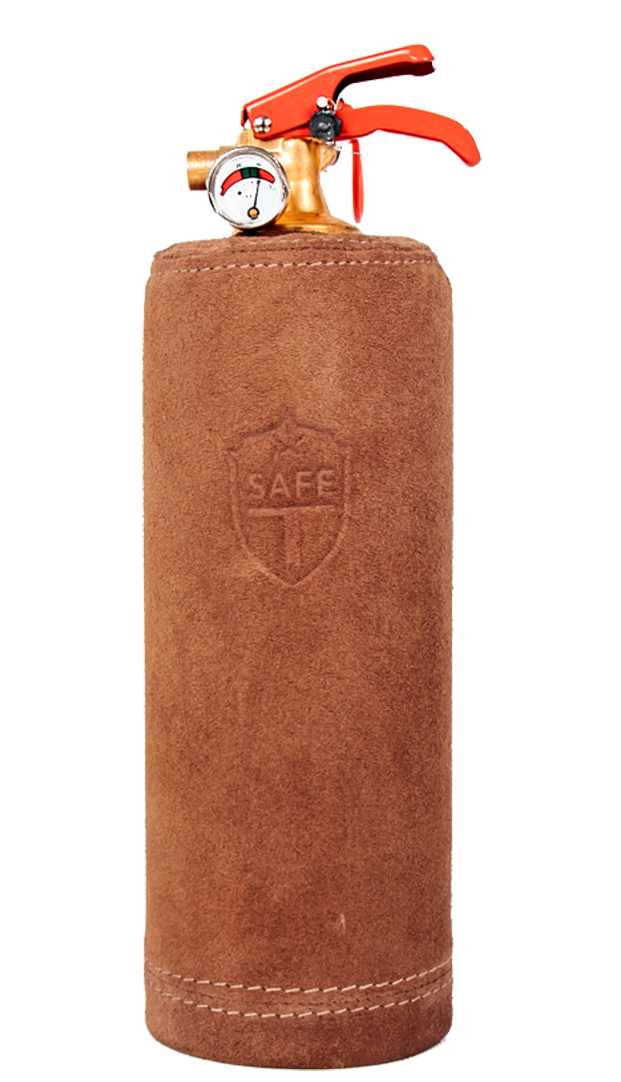 Brown Nubuck Fire Extinguisher