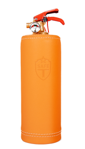 Extincteur orange Leather