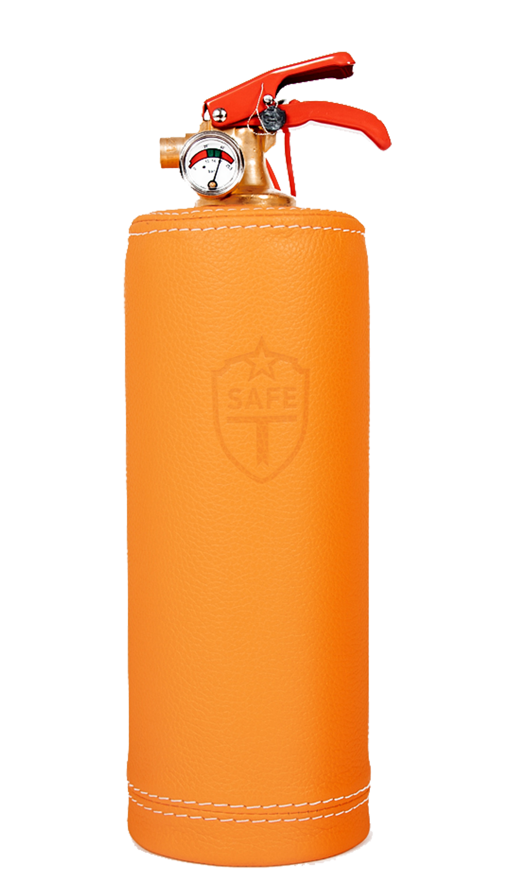 Extincteur orange Leather