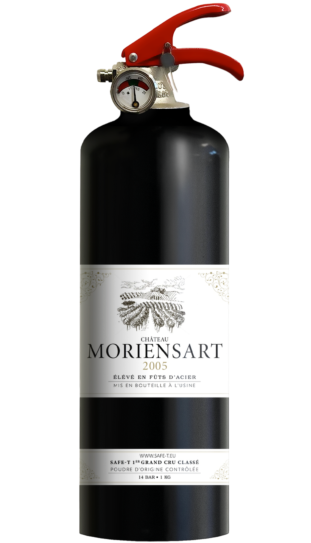 Designer-Feuerlöscher WINE