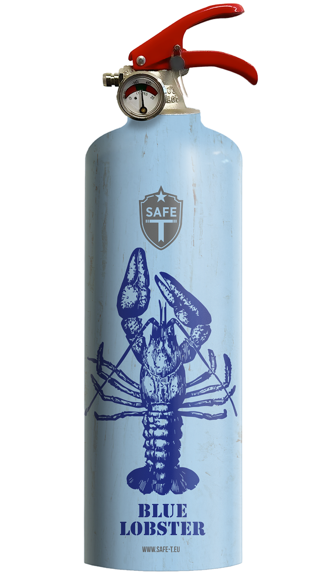 Extincteur design BLUE LOBSTER