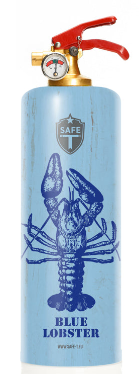 Extincteur Design BLUE LOBSTER